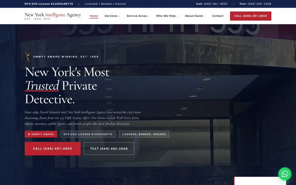 Sitio de New York Intelligence Agency