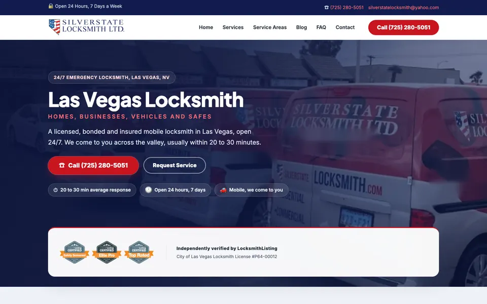 Sitio de Silver State Locksmith